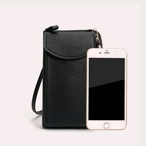 3/$30 Ladies Black Cell Phone Bag